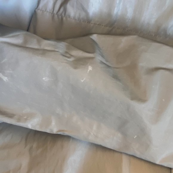 Raincoat Reflective Silver Gray Forever 21 Mens Size Large Long Sleeve - Picture 9 of 9